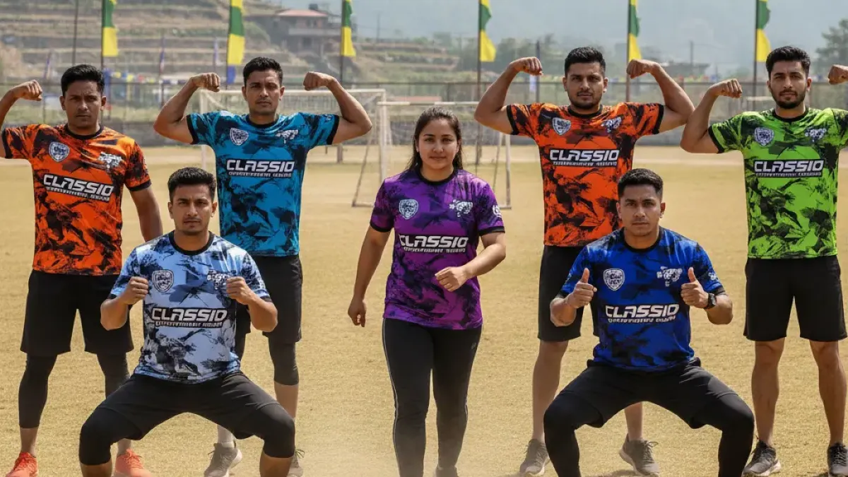 Custom Jersey in Nepal – Redefining Team Identity with Classico Sportswear & Design